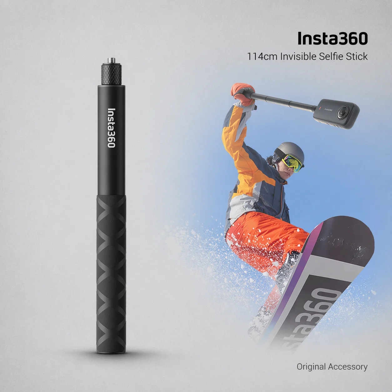 Оригинальная невидимая селфи-палка Insta360 114 см, легкая селфи-палка для ежедневной съемки, для X5 X4 Air GO Ultra Ace Pro 2
Оригинальная невидимая селфи-палка Insta360 114 см, легкая селфи-палка для ежедневной съемки, для X5 X4 Air GO Ultra Ace Pro 2