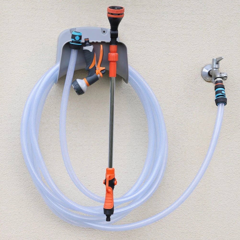 1pc Plastic Hose Hanger Wall Hanging Rack Garden Organizer Stand Outdoor Indoor Storage Garage Workshop Grey Water Pipe Holder
1pc Plastic Hose Hanger Wall Hanging Rack Garden Organizer Stand Outdoor Indoor Storage Garage Workshop Grey Water Pipe Holder