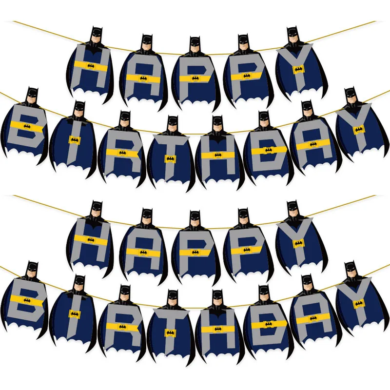 DC Batman Happy Birthday Banner Pull Flag Cute Anime Cartoon Bunting Banner Hanging for Kids Baby Shower Decorations Supplies
DC Batman Happy Birthday Banner Pull Flag Cute Anime Cartoon Bunting Banner Hanging for Kids Baby Shower Decorations Supplies
