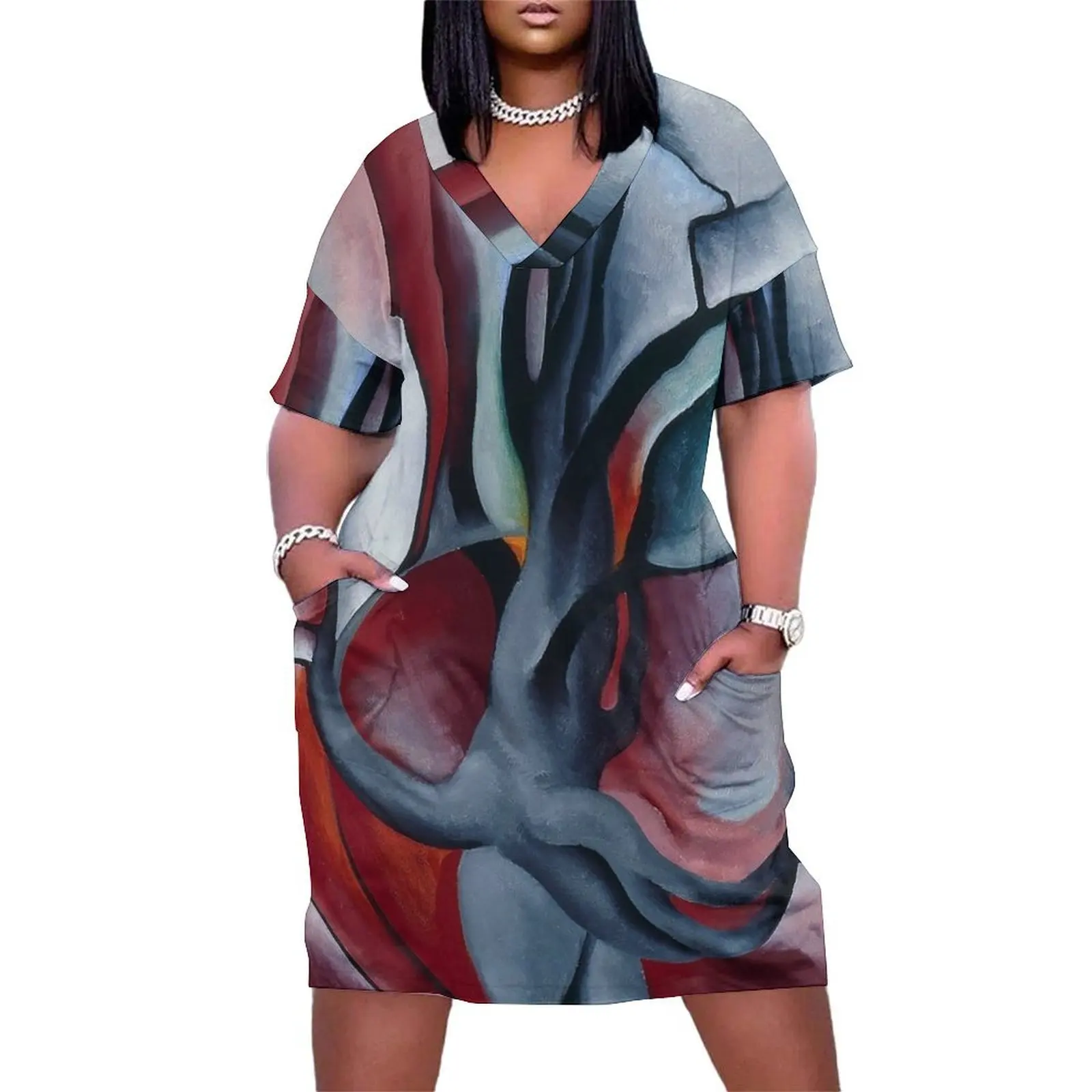 Georgia O'Keeffe Loose Pocket Dress women dress summer women's suit elegant women's dresses for wedding
Georgia O'Keeffe Loose Pocket Dress women dress summer women's suit elegant women's dresses for wedding
