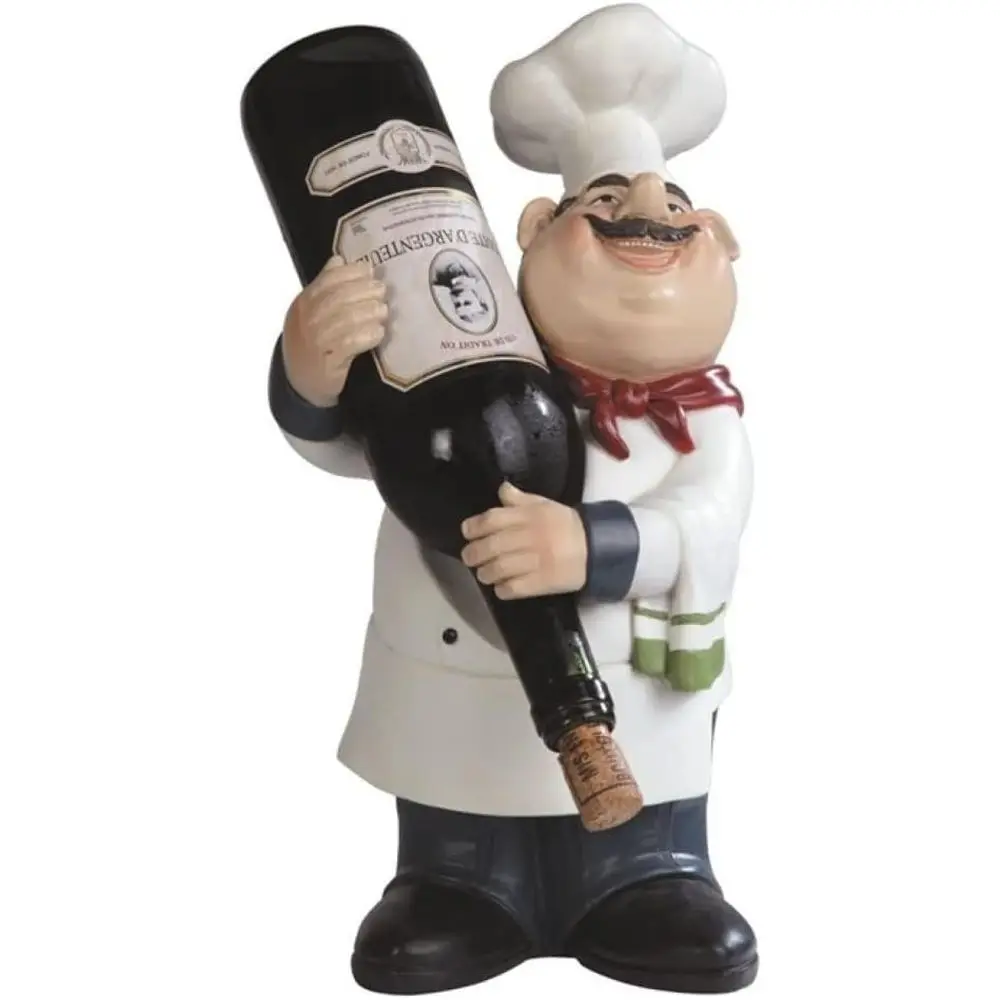 Unique Wine Bottle Holder and Figurine Statue for Kitchen and Home, Perfect Centerpiece and Housewarming Gift for Wine Enthusias
Unique Wine Bottle Holder and Figurine Statue for Kitchen and Home, Perfect Centerpiece and Housewarming Gift for Wine Enthusias