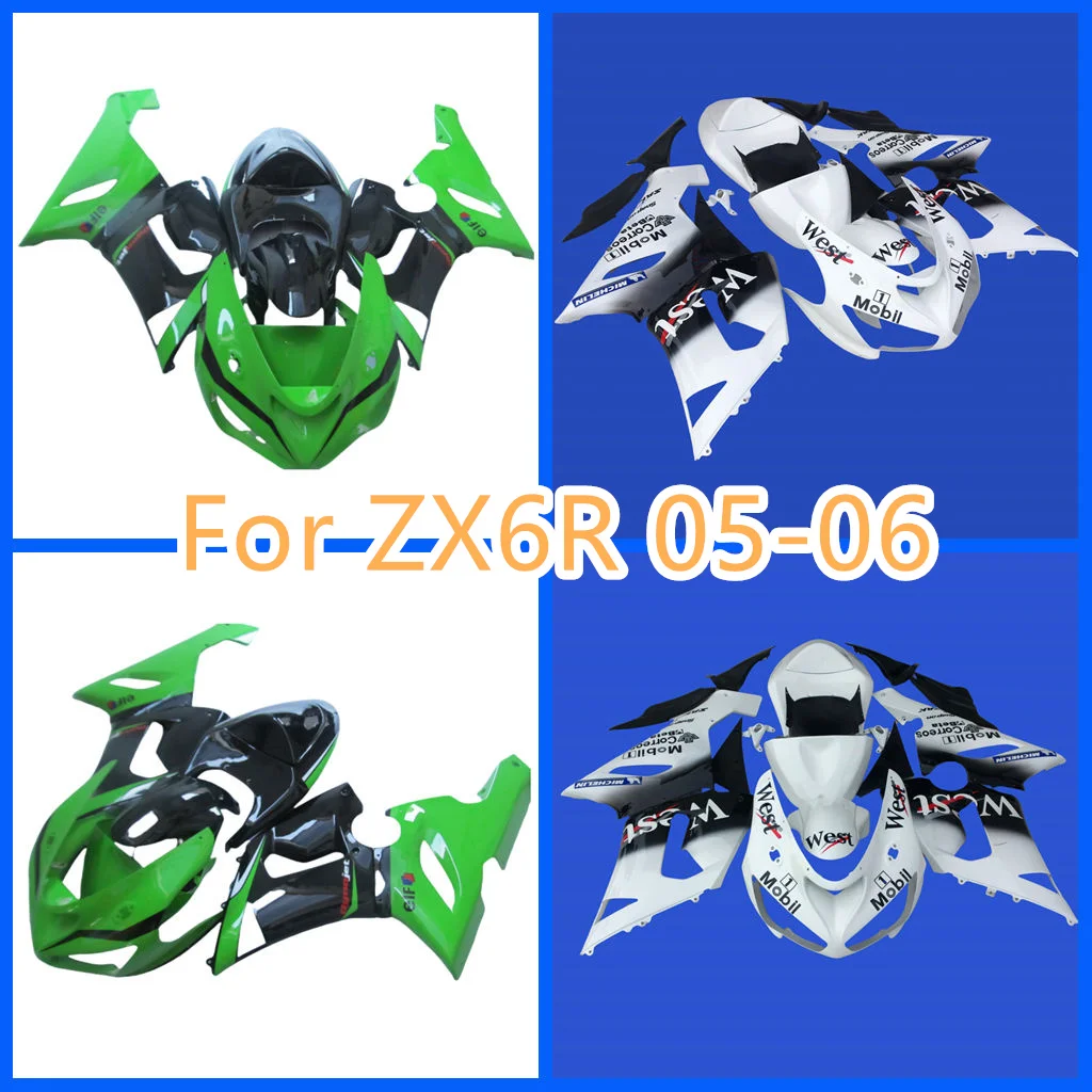 High Quality Injection Fairing Set for Kawasaki ZX 6R 05 06 ZX6R 2005 2006 ZX-6R ABS Road Racing Body Repair Aftermarket Parts
High Quality Injection Fairing Set for Kawasaki ZX 6R 05 06 ZX6R 2005 2006 ZX-6R ABS Road Racing Body Repair Aftermarket Parts