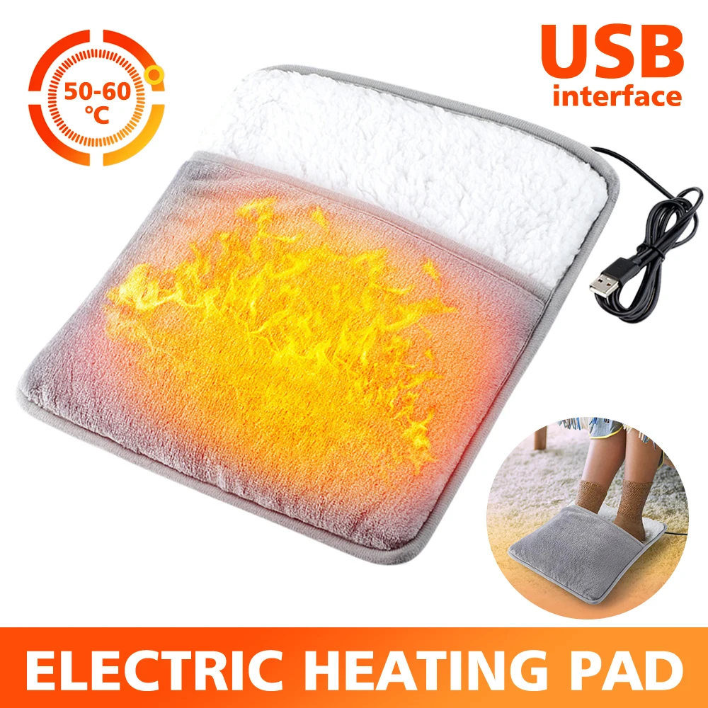 Winter Electric Foot Heating Pad USB Soft Plush Washable Foot Warmer Heater Improve Sleeping Constant Household Foot Warming Mat
Winter Electric Foot Heating Pad USB Soft Plush Washable Foot Warmer Heater Improve Sleeping Constant Household Foot Warming Mat