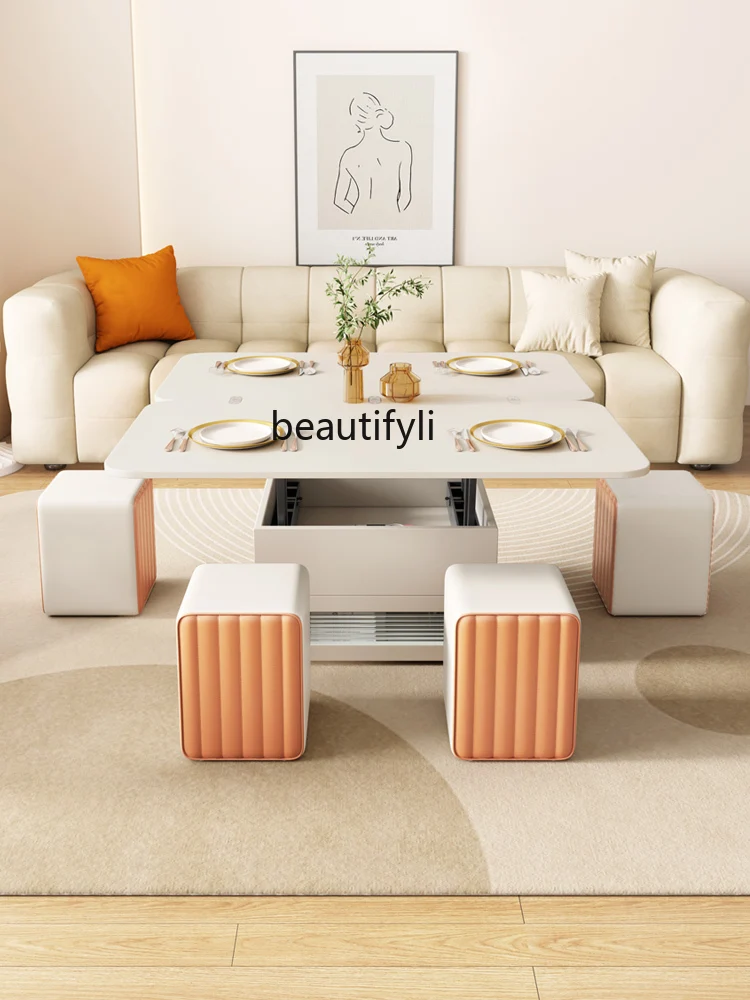 Lifting Coffee Table Folding Dining Table Simple Modern Multifunctional Dining Table Home Living Room Desk
Lifting Coffee Table Folding Dining Table Simple Modern Multifunctional Dining Table Home Living Room Desk