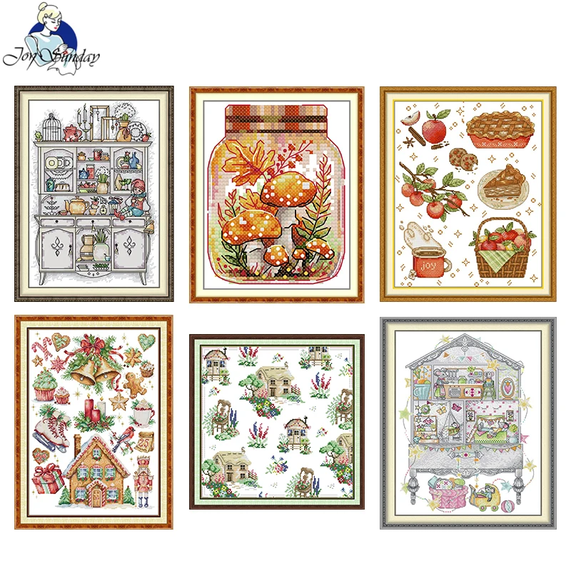 JoySunday Still Life Cross Stitch Kit HD food/landscape patterns, printed Aida 16/14/11CT Perfect home decor gift embroidery kit
JoySunday Still Life Cross Stitch Kit HD food/landscape patterns, printed Aida 16/14/11CT Perfect home decor gift embroidery kit