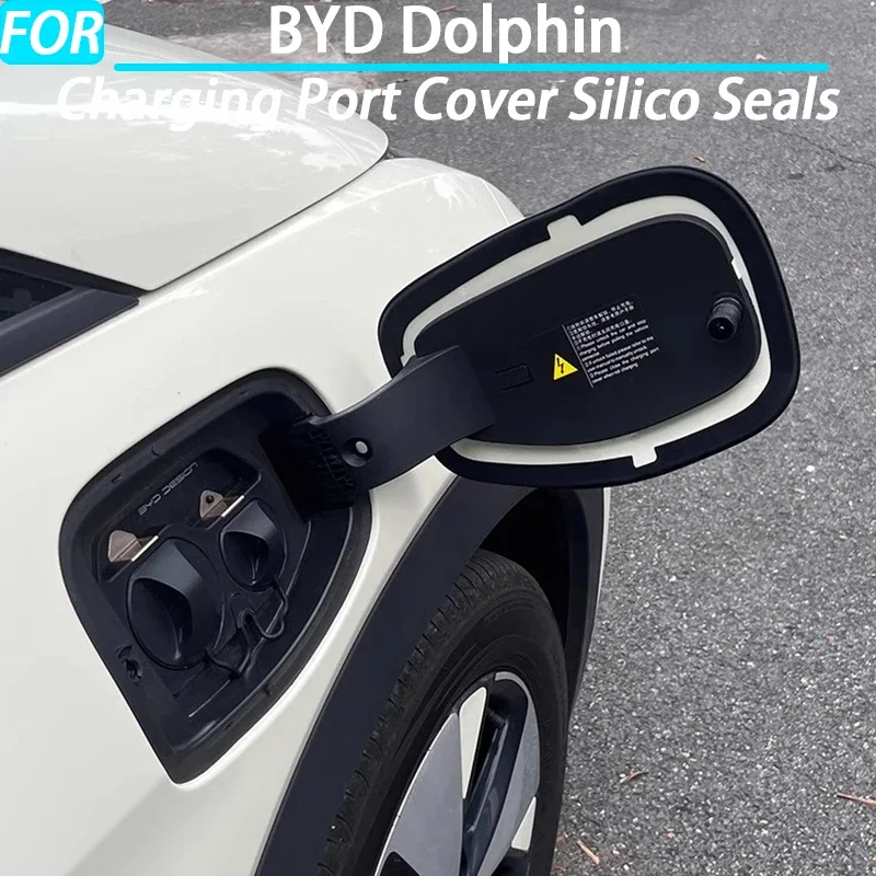 Крышка порта зарядки автомобиля, силиконовые уплотнения, накладка для BYD Dolphin, внешние аксессуары 2023 2024
Крышка порта зарядки автомобиля, силиконовые уплотнения, накладка для BYD Dolphin, внешние аксессуары 2023 2024