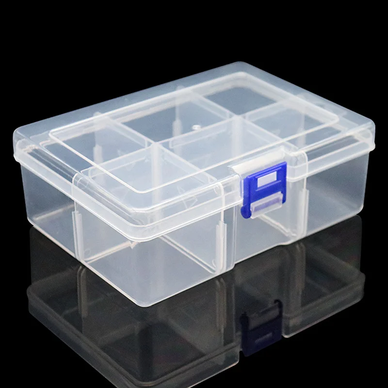 1PC 6-Grid Plastic Box Removable Storage Box For Tools Jewelry And Fishing Gear Desktop Storage Box
1PC 6-Grid Plastic Box Removable Storage Box For Tools Jewelry And Fishing Gear Desktop Storage Box