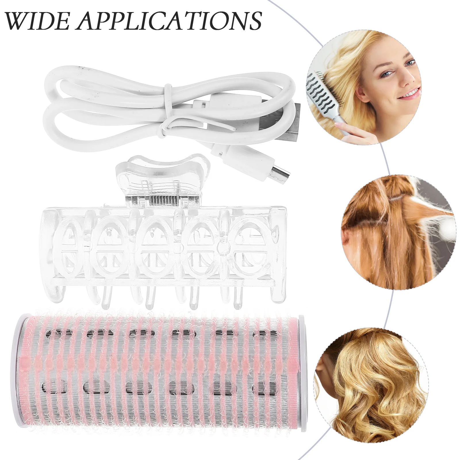 Hair Curler Bang Roller Temporary Curled Effect Durable Lightweight Easy to Use Women Hair Styling Tool USB Heating
Hair Curler Bang Roller Temporary Curled Effect Durable Lightweight Easy to Use Women Hair Styling Tool USB Heating
