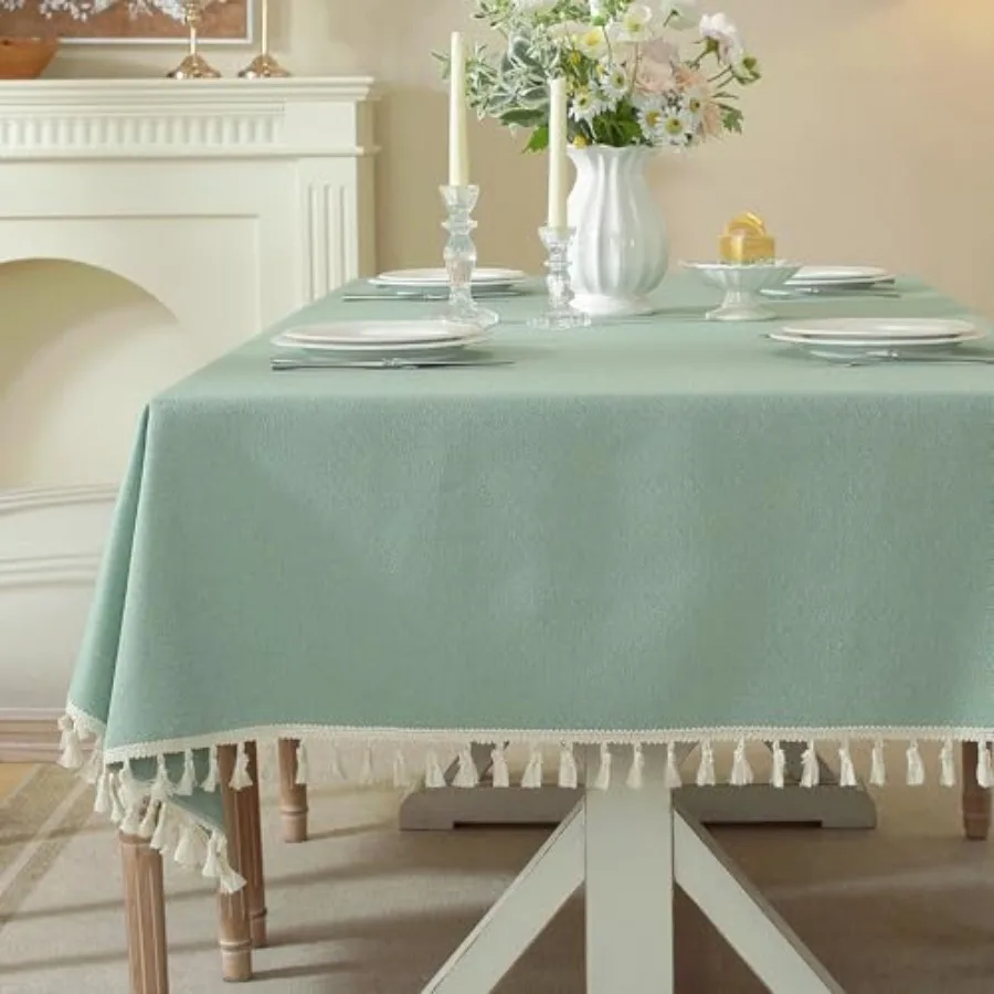 Table Cloth Rectangle Table with Waterproof Spring Tablecloth with Tassel Tablecloths for Protect Table Dining Party and Campin
Table Cloth Rectangle Table with Waterproof Spring Tablecloth with Tassel Tablecloths for Protect Table Dining Party and Campin