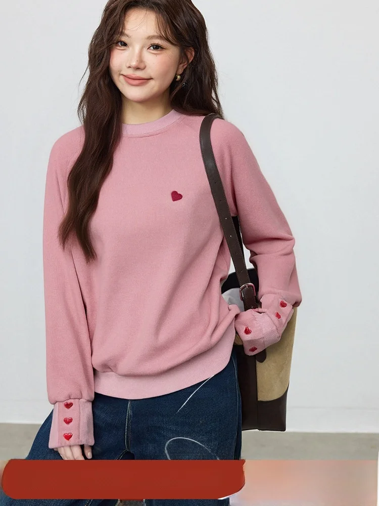 Loose Long Sleeve Pink Hoodie Jacket plus Size Women's Casual Style Winter New Arrival Slimming Outerwear Comfortable Cotton
Loose Long Sleeve Pink Hoodie Jacket plus Size Women's Casual Style Winter New Arrival Slimming Outerwear Comfortable Cotton