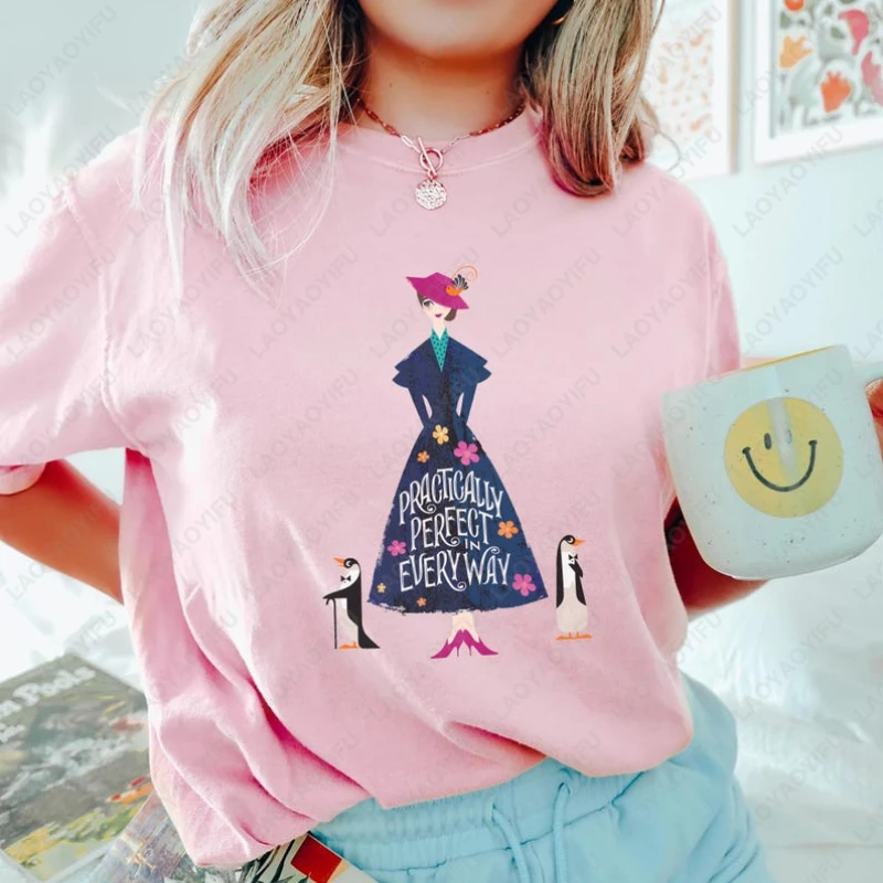 Retro Novel Mary Poppins Cartoon T-Shirt Fashion Funny Graphic T Shirts Retro Poppins Shirt Summer Comfort Cotton Women Tee Tops
Retro Novel Mary Poppins Cartoon T-Shirt Fashion Funny Graphic T Shirts Retro Poppins Shirt Summer Comfort Cotton Women Tee Tops
