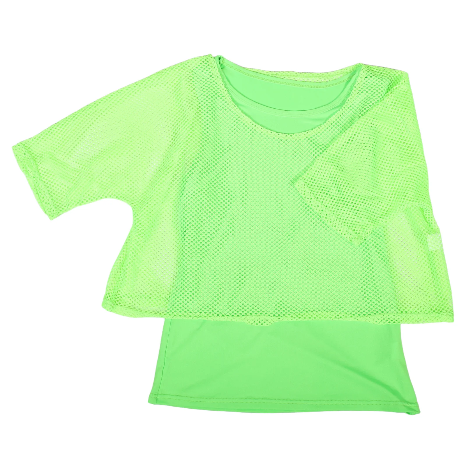 Неоновый ажурный комплект футболок в стиле ретро 1980-х годов, карнавальные вечерние дышащие укороченные топы из полиэстера, танцевальные женские неоновые рубашки в сеточку 
Неоновый ажурный комплект футболок в стиле ретро 1980-х годов, карнавальные вечерние дышащие укороченные топы из полиэстера, танцевальные женские неоновые рубашки в сеточку