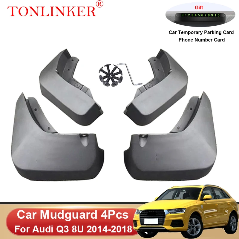Автомобильные Брызговики TONLINKER для Audi Q3 8U 2014 2015 2016 2017 2018, брызговики, передние и задние брызговики
Автомобильные Брызговики TONLINKER для Audi Q3 8U 2014 2015 2016 2017 2018, брызговики, передние и задние брызговики