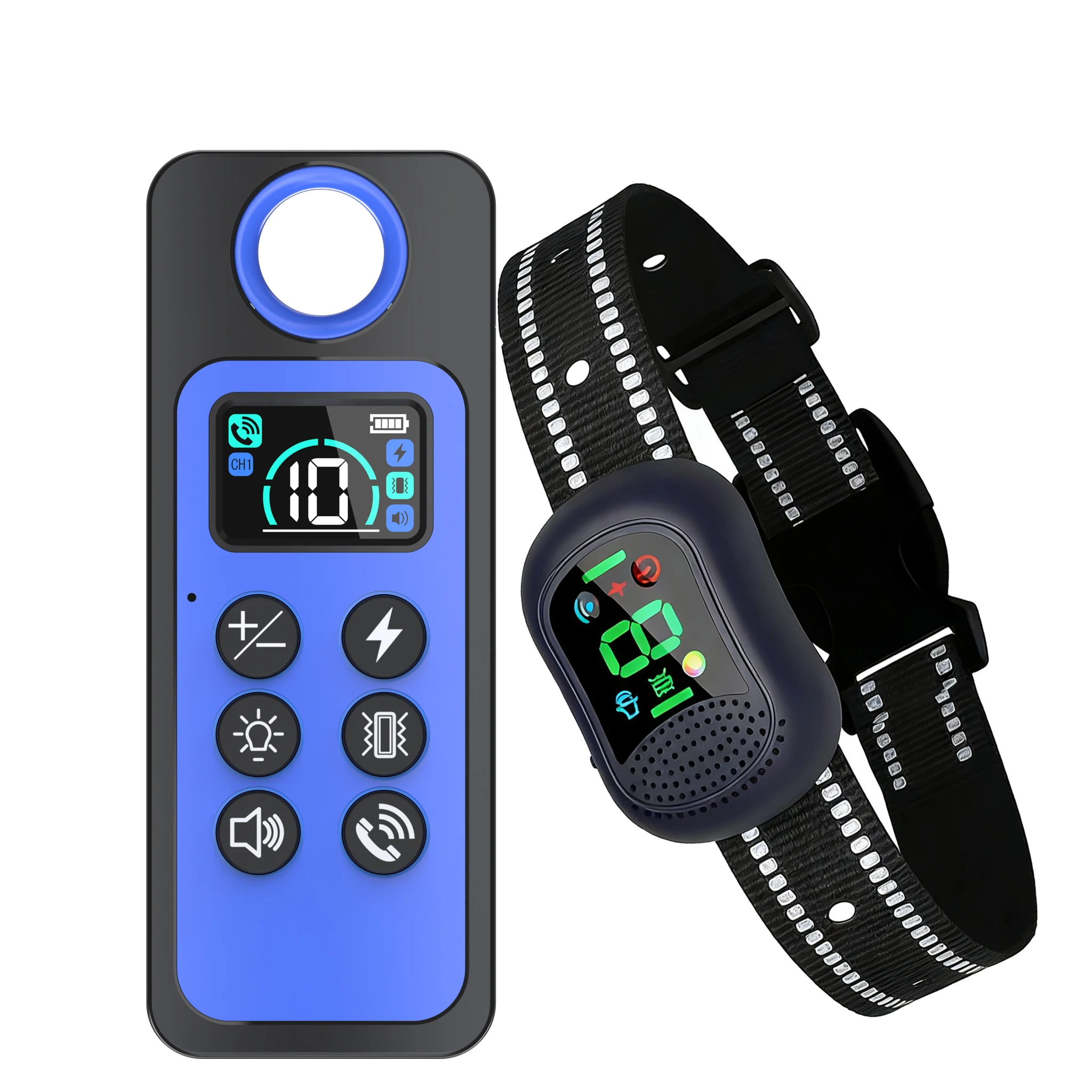 4900FT Multifunctional Pet Training Collar IP67 Waterproof Rechargeable Collar with Voice Call Function 4 Adjustable Modes
4900FT Multifunctional Pet Training Collar IP67 Waterproof Rechargeable Collar with Voice Call Function 4 Adjustable Modes