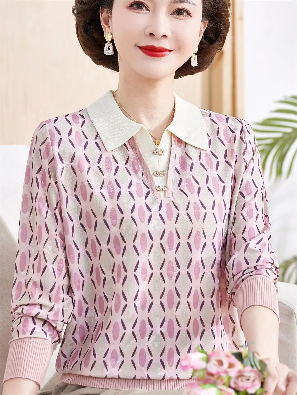 Модная свободная длинная футболка для женщин среднего возраста, весенняя новинка, базовый топ, удобный базовый слой
Модная свободная длинная футболка для женщин среднего возраста, весенняя новинка, базовый топ, удобный базовый слой