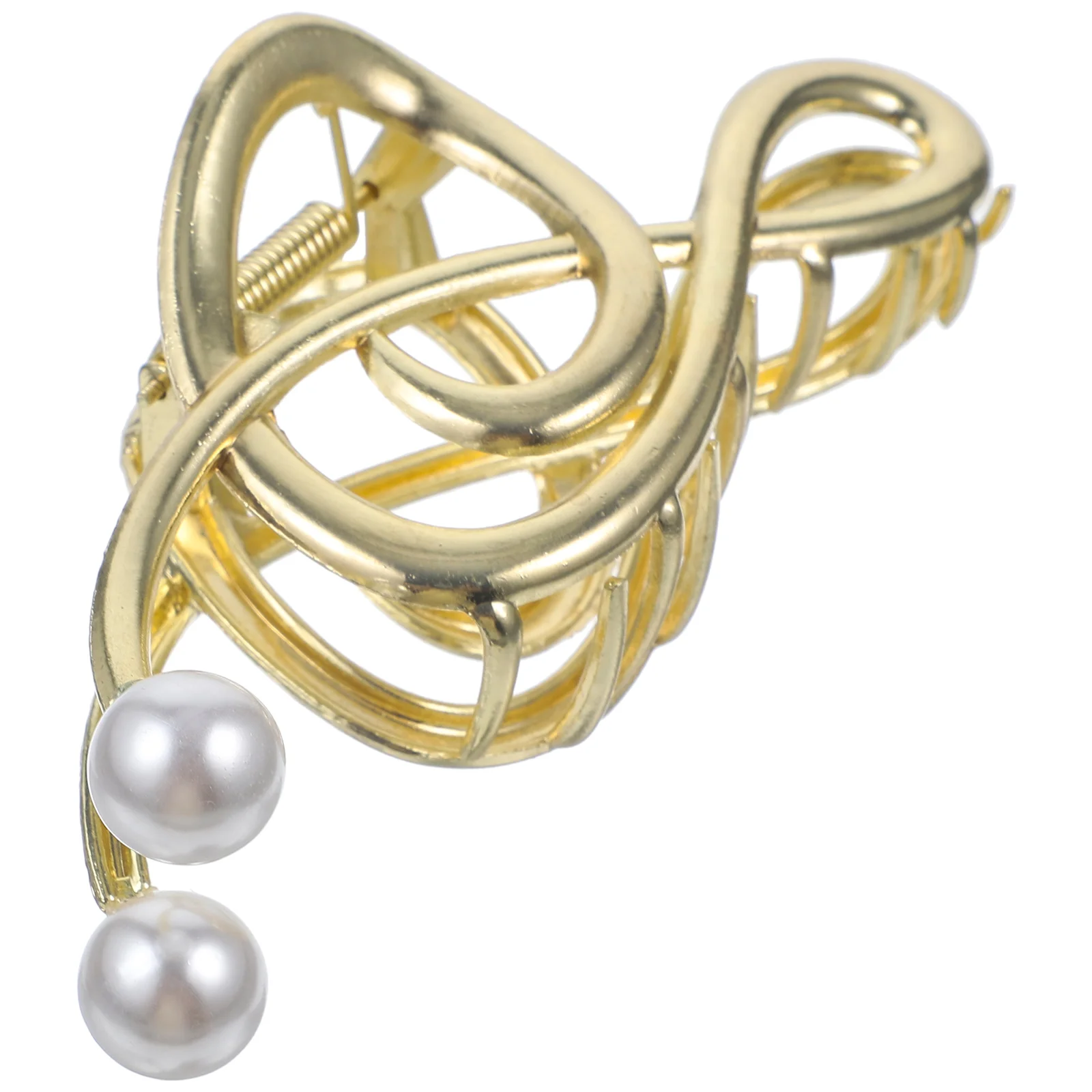 Pearl Note Clip Women's Simple Temperament Metal Large Shark Headwear Hair (Gold) Barrettes Claw Clips for Golden Miss
Pearl Note Clip Women's Simple Temperament Metal Large Shark Headwear Hair (Gold) Barrettes Claw Clips for Golden Miss