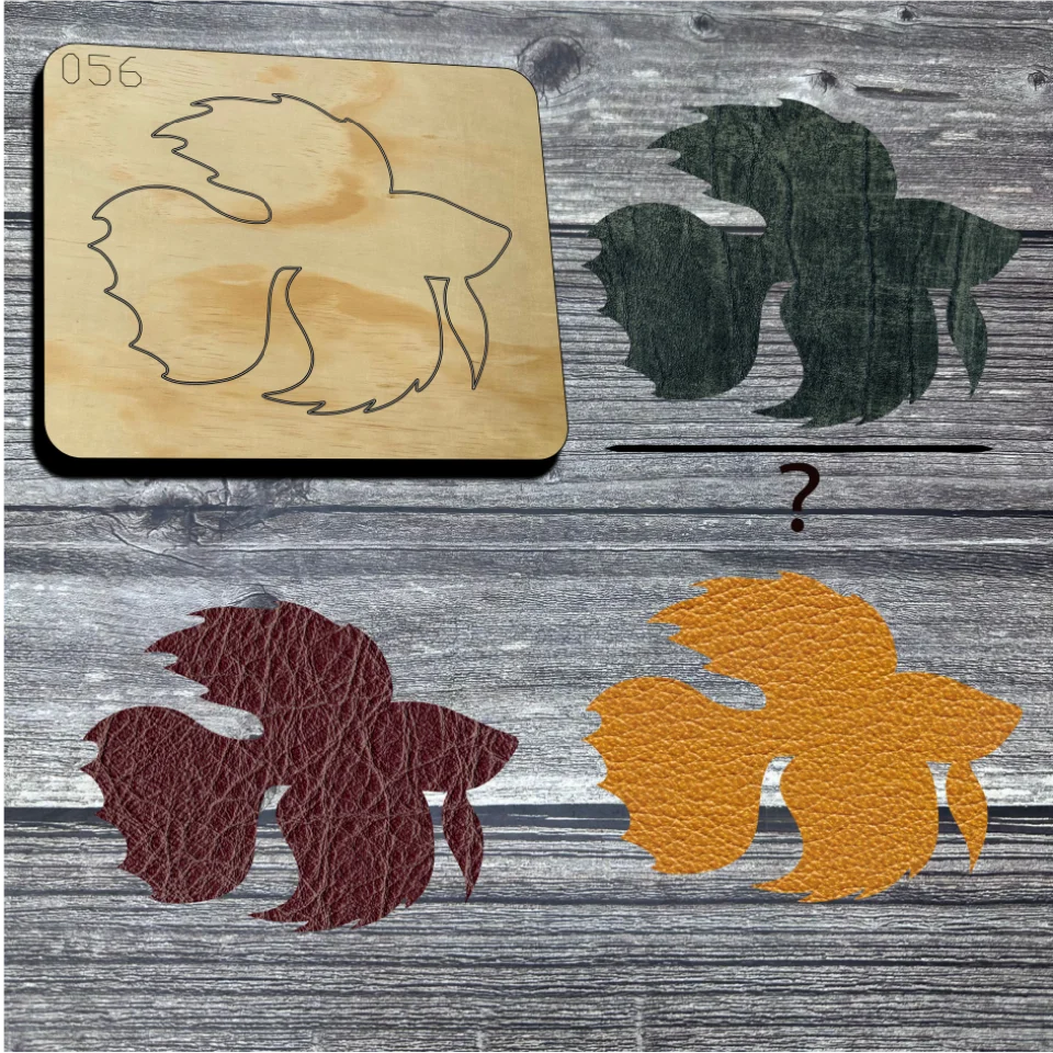 Beautiful Tail Betta Fighting Fish Leather Die Cut Mold, Aquarium Pet Charm Punch Tool for Die-cutting Machine
Beautiful Tail Betta Fighting Fish Leather Die Cut Mold, Aquarium Pet Charm Punch Tool for Die-cutting Machine