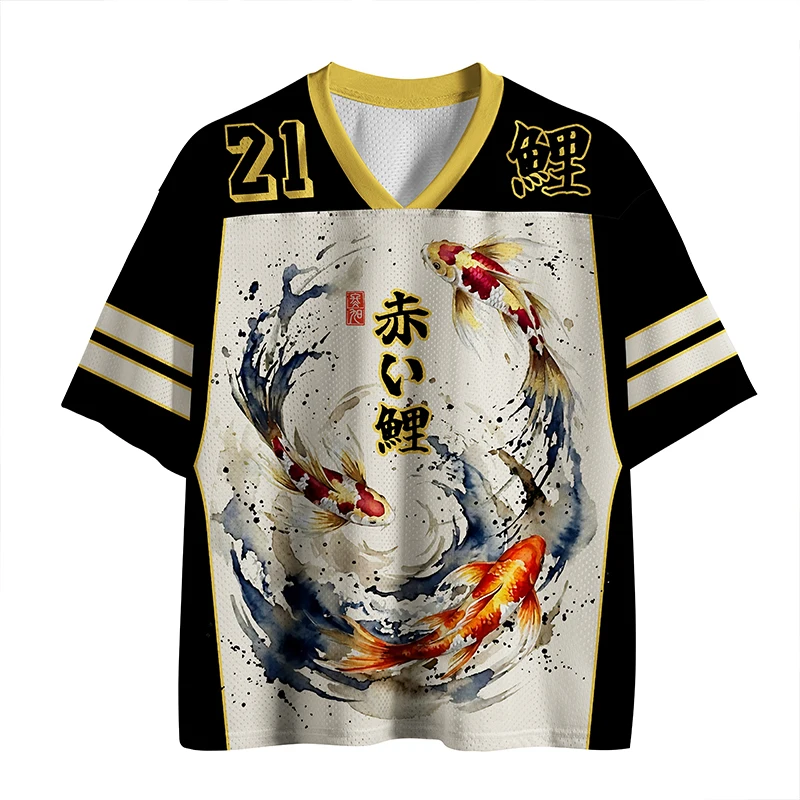 2026 New Sports Short Sleeved Shirt, V-neck Short Sleeved T-shirt, Sports Fashion 3D Printed Quick Drying Fun Mesh Jersey
2026 New Sports Short Sleeved Shirt, V-neck Short Sleeved T-shirt, Sports Fashion 3D Printed Quick Drying Fun Mesh Jersey