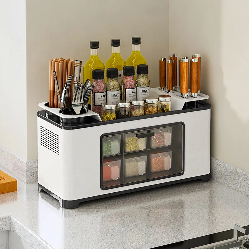 Stainless Steel Kitchen Organizer,Countertop Spice Rack & Multifunctional Storage Shelf for Counter, Utensil, Knife Space Saving
Stainless Steel Kitchen Organizer,Countertop Spice Rack & Multifunctional Storage Shelf for Counter, Utensil, Knife Space Saving