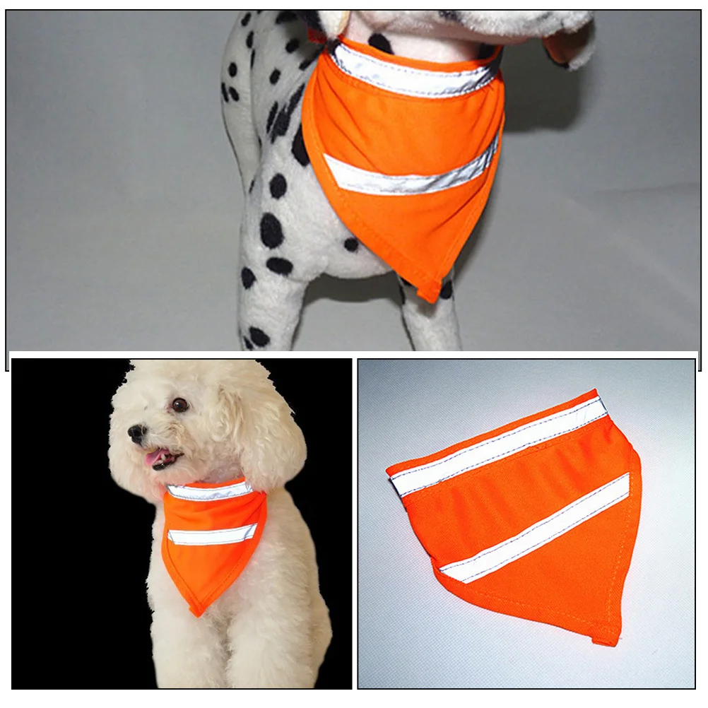 Reflective Dog Bandana Polyester Pet Scarf High Visibility Night Walking Safety Puppy Scarf Outdoor Gift Dog Bib
Reflective Dog Bandana Polyester Pet Scarf High Visibility Night Walking Safety Puppy Scarf Outdoor Gift Dog Bib