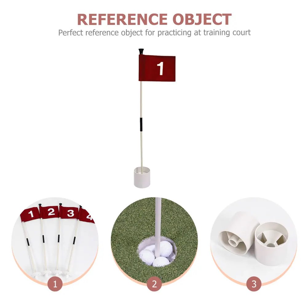 1 set Golf Flagpole Set Durable Glass Fiber Pole ABS Base Lightweight Training Flag Golf Green Practice Removable Flag Golfing
1 set Golf Flagpole Set Durable Glass Fiber Pole ABS Base Lightweight Training Flag Golf Green Practice Removable Flag Golfing