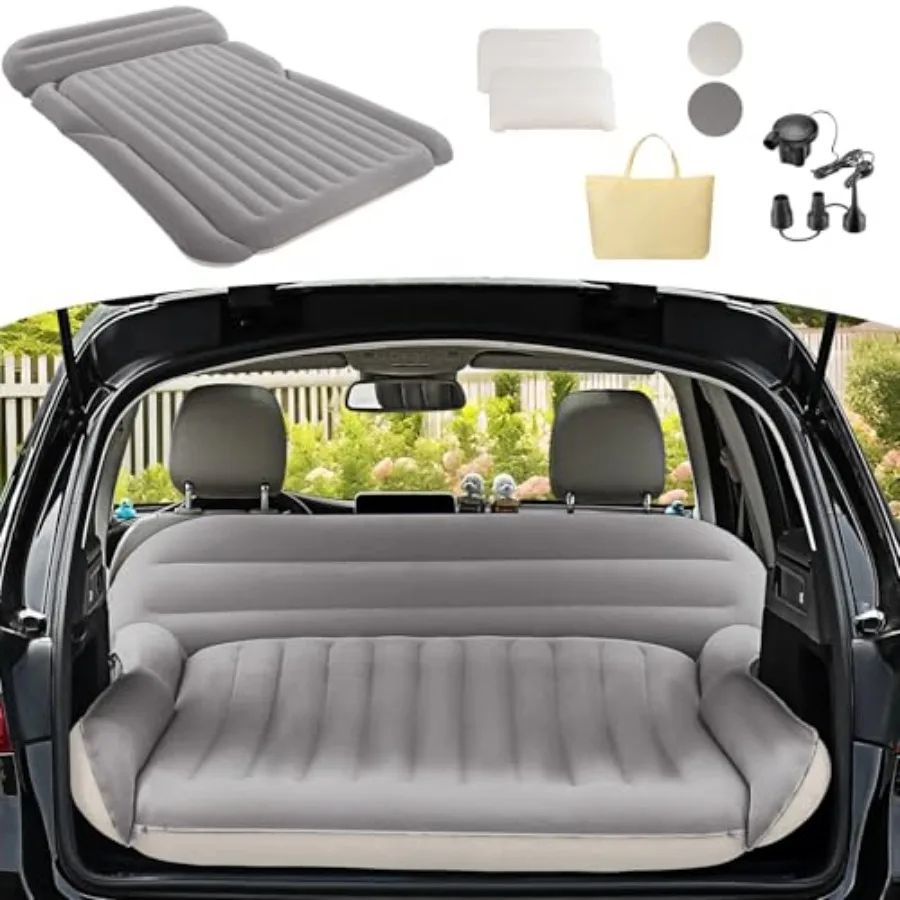 SUV Air Mattress Thickened Double Flocking Camping Mattress Upgraded Portable Sleeping Car pad Comfortable Inflatable Travel Be
SUV Air Mattress Thickened Double Flocking Camping Mattress Upgraded Portable Sleeping Car pad Comfortable Inflatable Travel Be