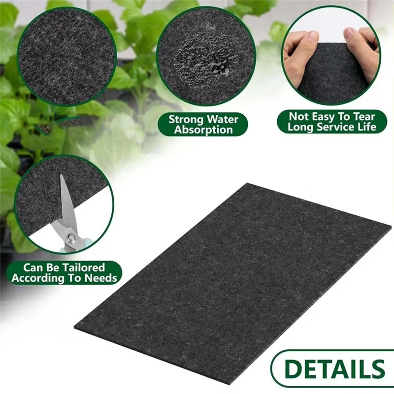 A88E-8Pc Seeds Starter Tray Mat 24-Cell Replacement Capillary Mats Absorbent Self Watering Seeds Starting Mat For Gardening
A88E-8Pc Seeds Starter Tray Mat 24-Cell Replacement Capillary Mats Absorbent Self Watering Seeds Starting Mat For Gardening