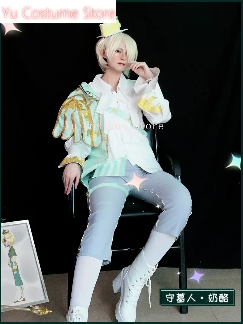 Yu Costume Identity V Gravekeeper Cheese Cosplay Costume Cos Game Anime Party Uniform Hallowen Play Role Clothes Clothing
Yu Costume Identity V Gravekeeper Cheese Cosplay Costume Cos Game Anime Party Uniform Hallowen Play Role Clothes Clothing