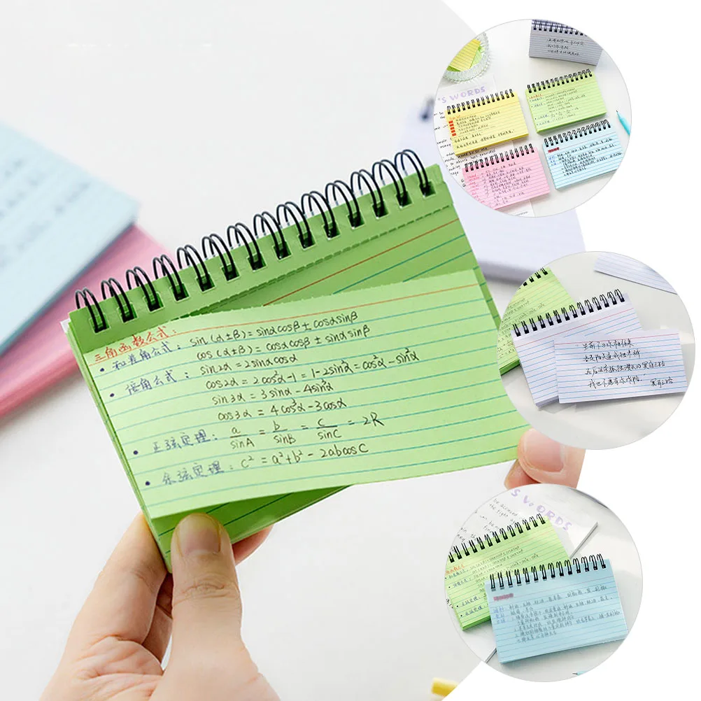 5Pcs Portable Spiral Notepad High-Quality Material Flat Smooth Pages Ideal for Notes Schedules Journals Memo Pads Small Size
5Pcs Portable Spiral Notepad High-Quality Material Flat Smooth Pages Ideal for Notes Schedules Journals Memo Pads Small Size