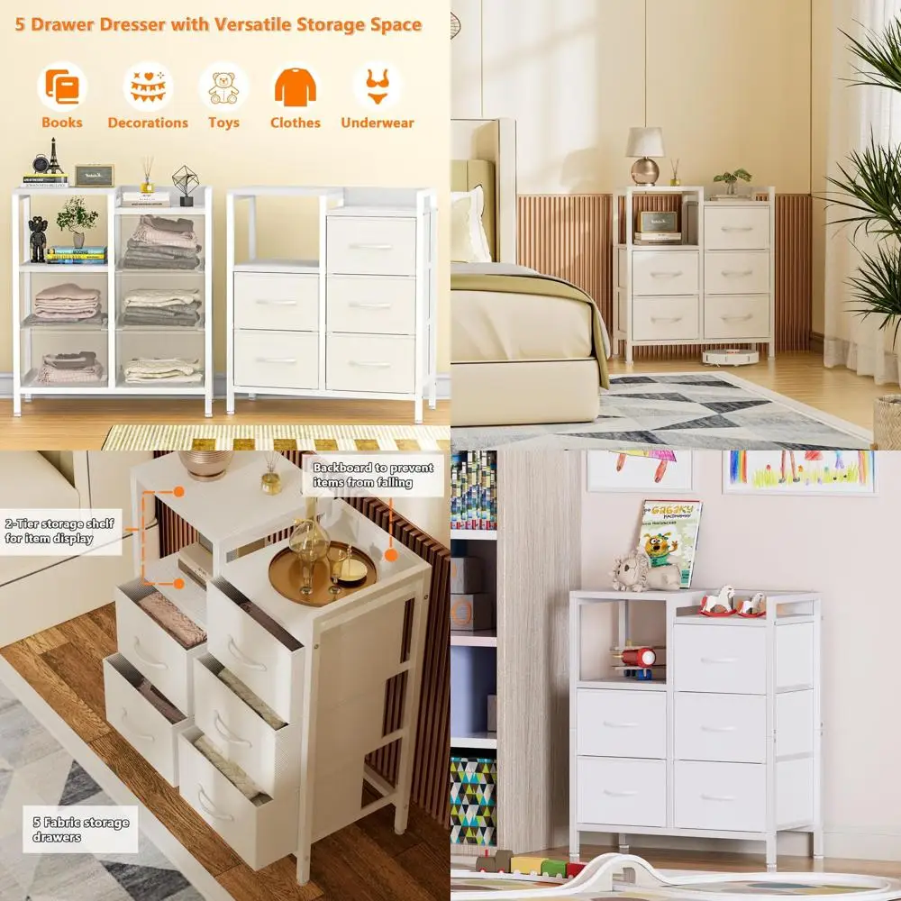 2-Tier Fabric Drawer Organizer for Small Spaces: Bedroom, Closet, or Hallway Storage Cabinet in Modern Style
2-Tier Fabric Drawer Organizer for Small Spaces: Bedroom, Closet, or Hallway Storage Cabinet in Modern Style