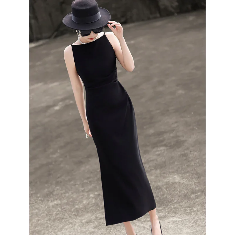 MEXCOCO 2026 New Summer Elegant Commuter Asymmetrical Neck Sleeveless Twist Waist Slim Mermaid Midi Bodycon Dress
MEXCOCO 2026 New Summer Elegant Commuter Asymmetrical Neck Sleeveless Twist Waist Slim Mermaid Midi Bodycon Dress