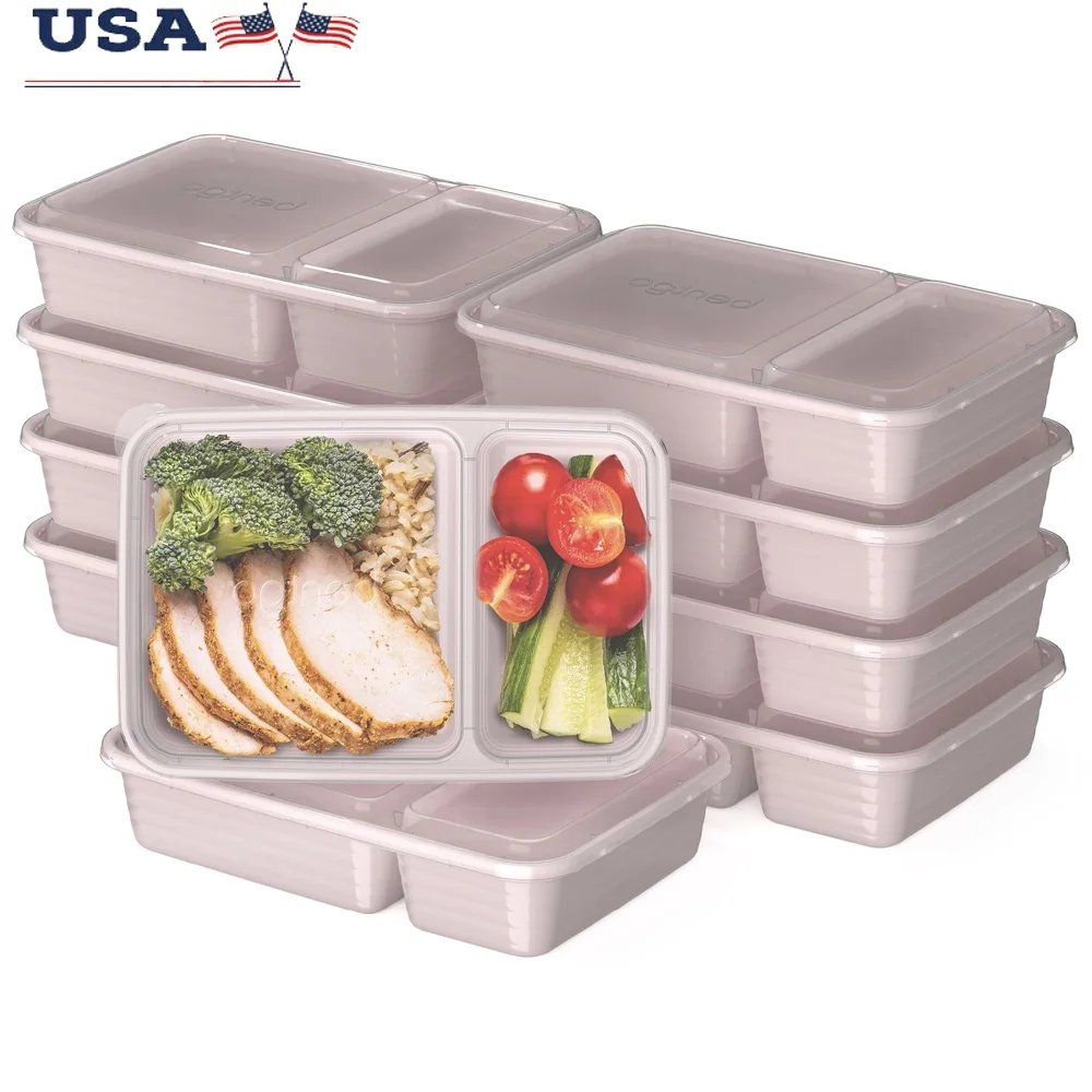 Durable 2-Compartment Meal Prep Containers 20-Piece Set Microwave Freezer Safe Reusable Bento Boxes Easy Portion Control Healthy
Durable 2-Compartment Meal Prep Containers 20-Piece Set Microwave Freezer Safe Reusable Bento Boxes Easy Portion Control Healthy