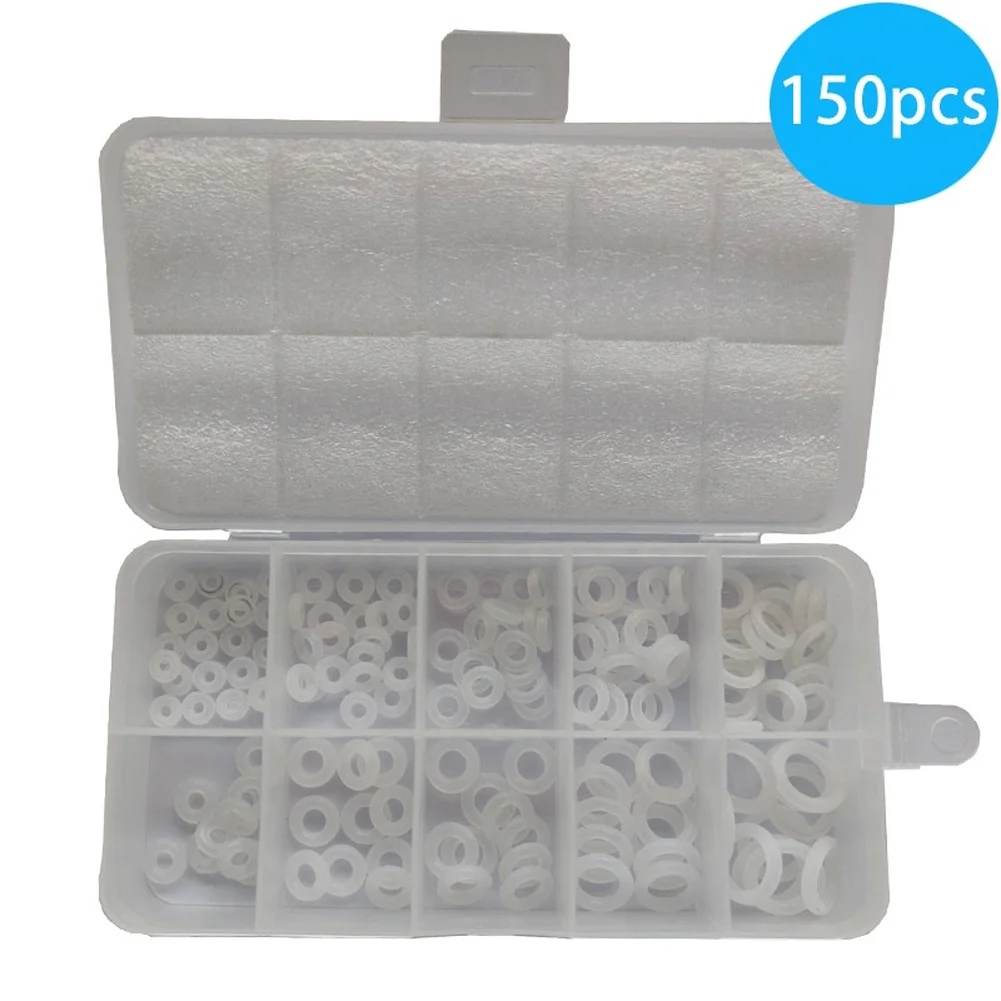 Набор из 150 белых силиконовых уплотнительных колец (O-образных колец) для герметизации в автомобильной, промышленной и электротехнической технике
Набор из 150 белых силиконовых уплотнительных колец (O-образных колец) для герметизации в автомобильной, промышленной и электротехнической технике