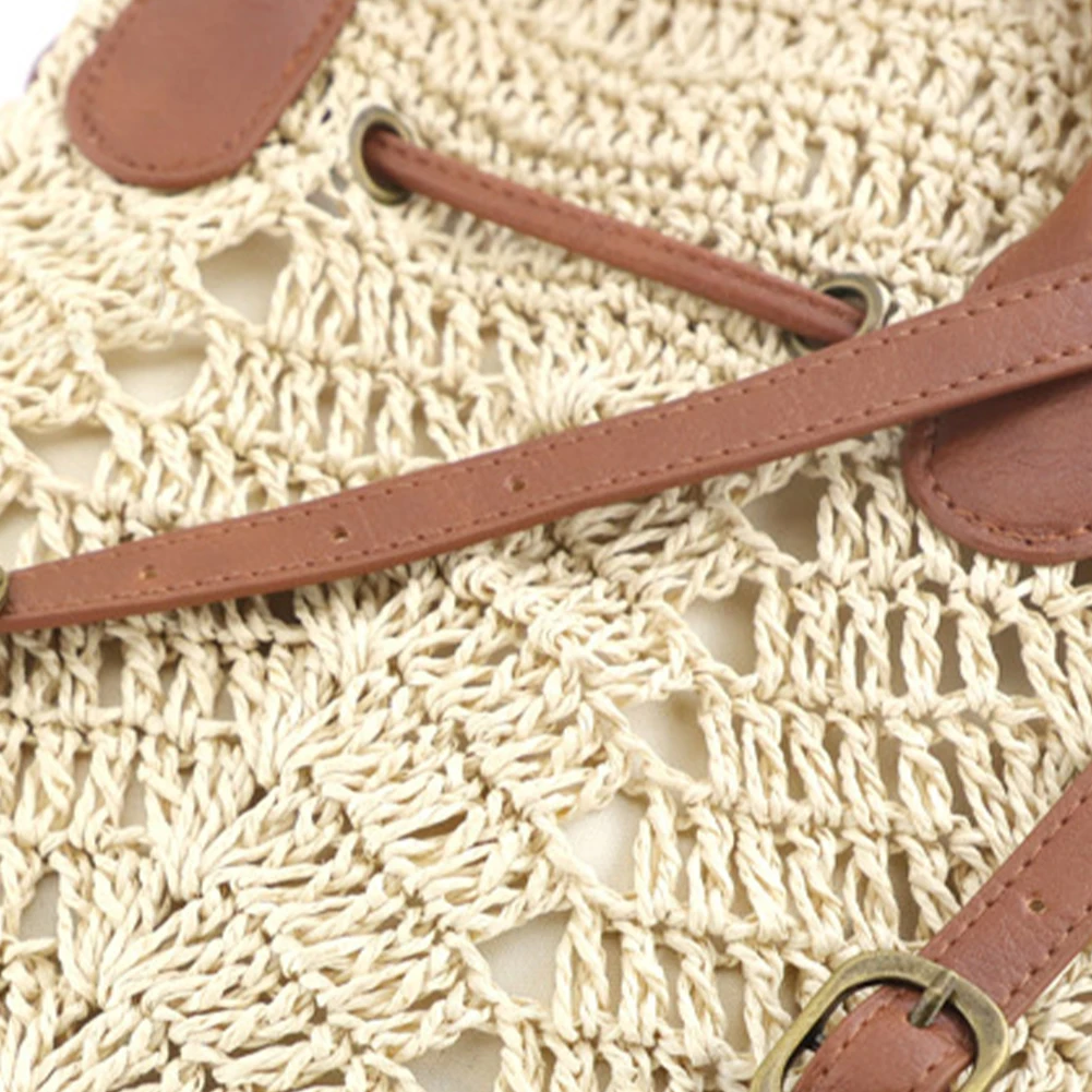 Woven Straw Beach Drawstring Backpack for Women Shoulders Bucket Bag Flap Drawstring Shoulders Bag for Summer Beach Holiday
Woven Straw Beach Drawstring Backpack for Women Shoulders Bucket Bag Flap Drawstring Shoulders Bag for Summer Beach Holiday