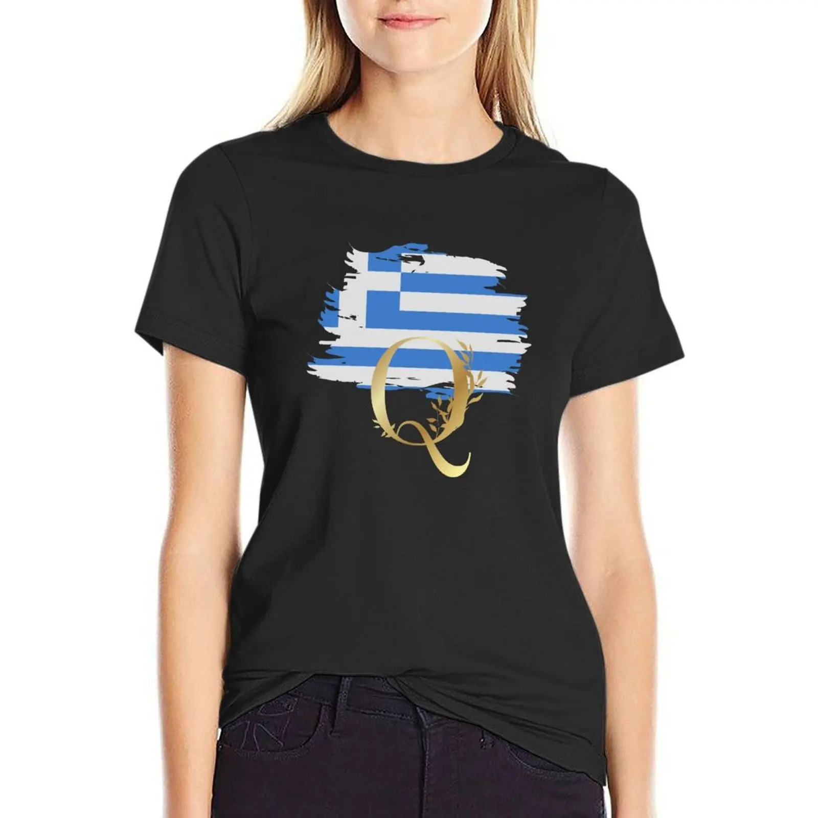 Hellenic Q (Alternative) T-Shirt sports fans animal print funny oversized t shirts for Women
Hellenic Q (Alternative) T-Shirt sports fans animal print funny oversized t shirts for Women