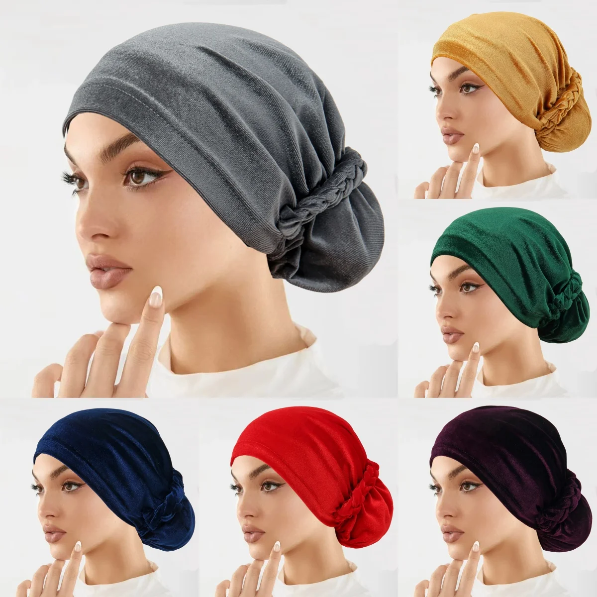 Новинка 2026, мусульманский женский бархатный тюрбан, шапка, шарфы, предварительно завязанные шапочки от рака, химиотерапия, головные уборы, повязка на голову, аксессуары для волос с покрытием
Новинка 2026, мусульманский женский бархатный тюрбан, шапка, шарфы, предварительно завязанные шапочки от рака, химиотерапия, головные уборы, повязка на голову, аксессуары для волос с покрытием