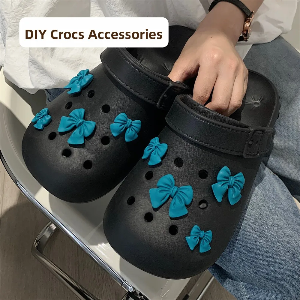 Blue Knot Hole Hole Shoes Detachable Decorative Cute Flower Buckle Women's Summer Shoes Accessories DIY Craft
Blue Knot Hole Hole Shoes Detachable Decorative Cute Flower Buckle Women's Summer Shoes Accessories DIY Craft