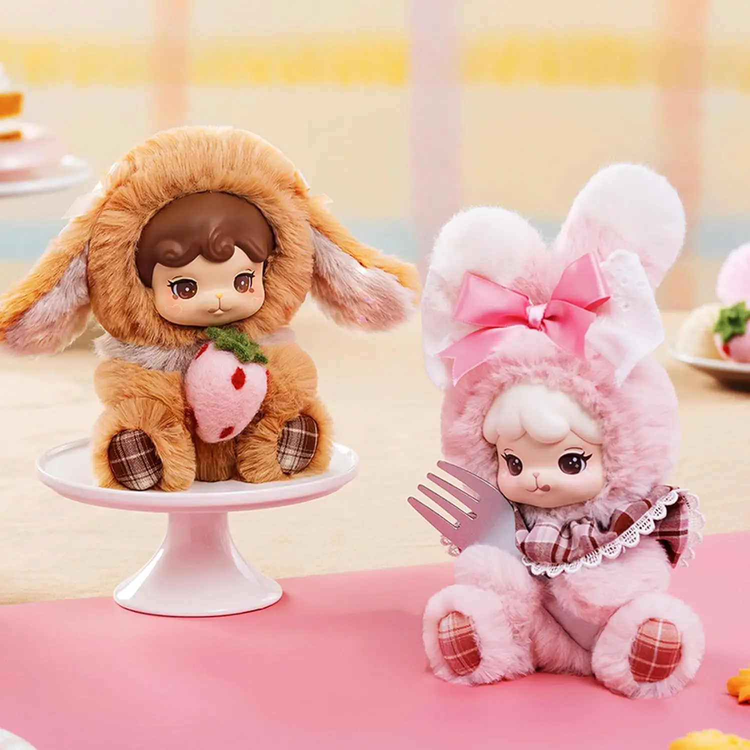 Rolife Plush Toy Blind Box Cream Cookii Bunny Best Friends Plush Keychain Dessert Theme Soft Huggable Bag Charm Gift for Adults
Rolife Plush Toy Blind Box Cream Cookii Bunny Best Friends Plush Keychain Dessert Theme Soft Huggable Bag Charm Gift for Adults