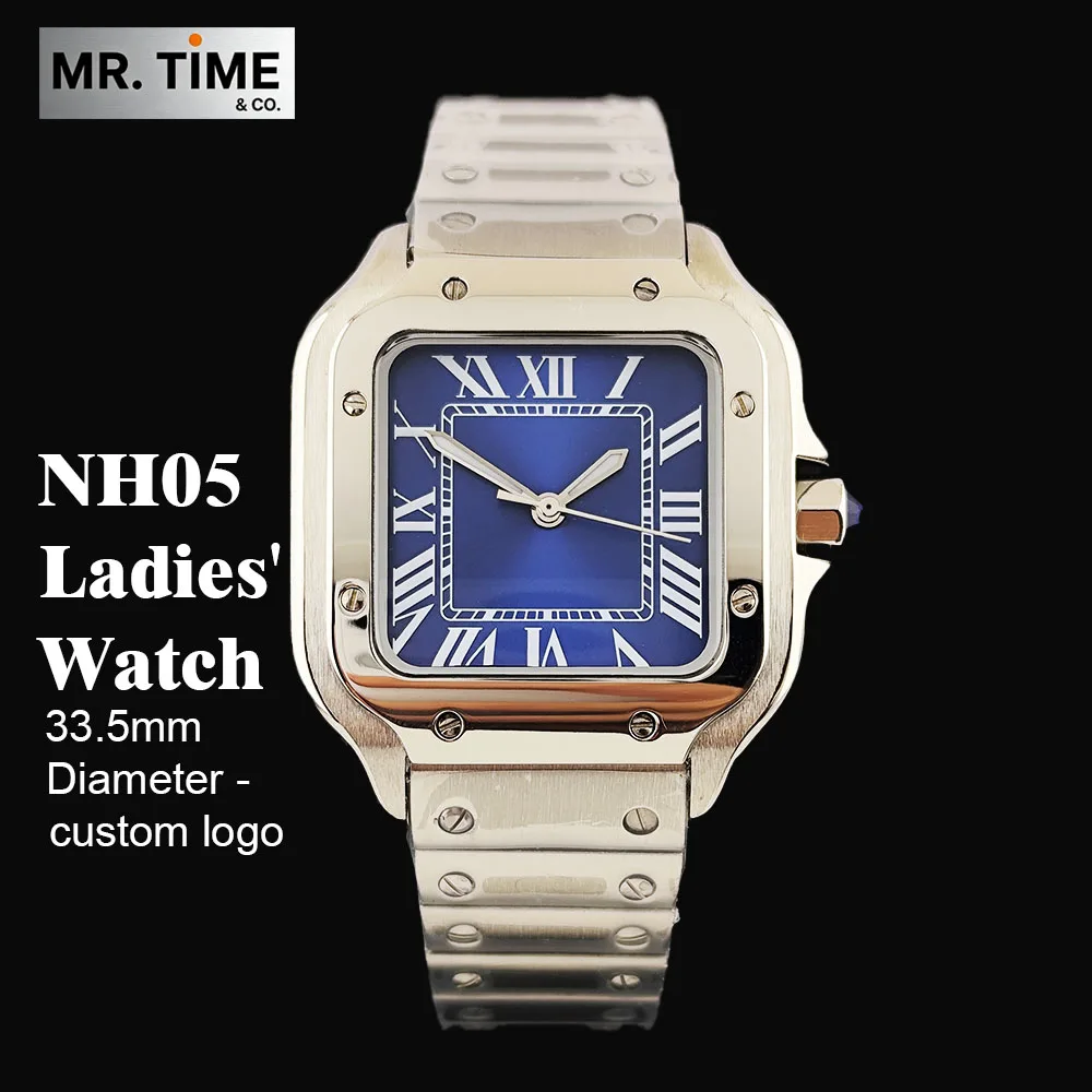2026 Advanced ladies' Watch deep blue watch NH05 Roman numerals Stainless Steel Watch Customized Logo NH05 Movement Watch
2026 Advanced ladies' Watch deep blue watch NH05 Roman numerals Stainless Steel Watch Customized Logo NH05 Movement Watch