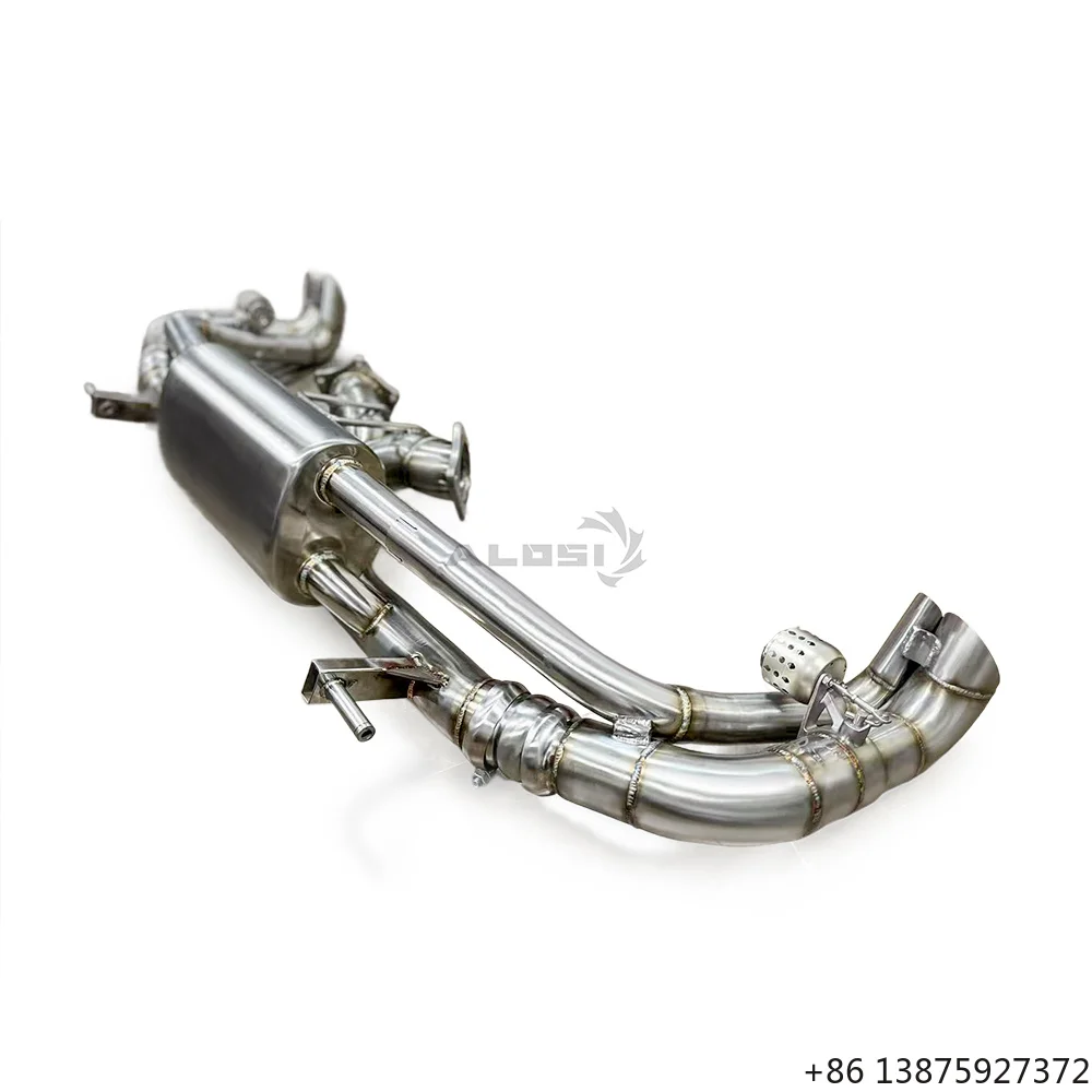 Sonicdiy 1.5mm Thick Smooth Finish Stainless Steel Cat-Back Exhaust for R8 V10 5.2L 2017-2019 3-Year Warranty
Sonicdiy 1.5mm Thick Smooth Finish Stainless Steel Cat-Back Exhaust for R8 V10 5.2L 2017-2019 3-Year Warranty