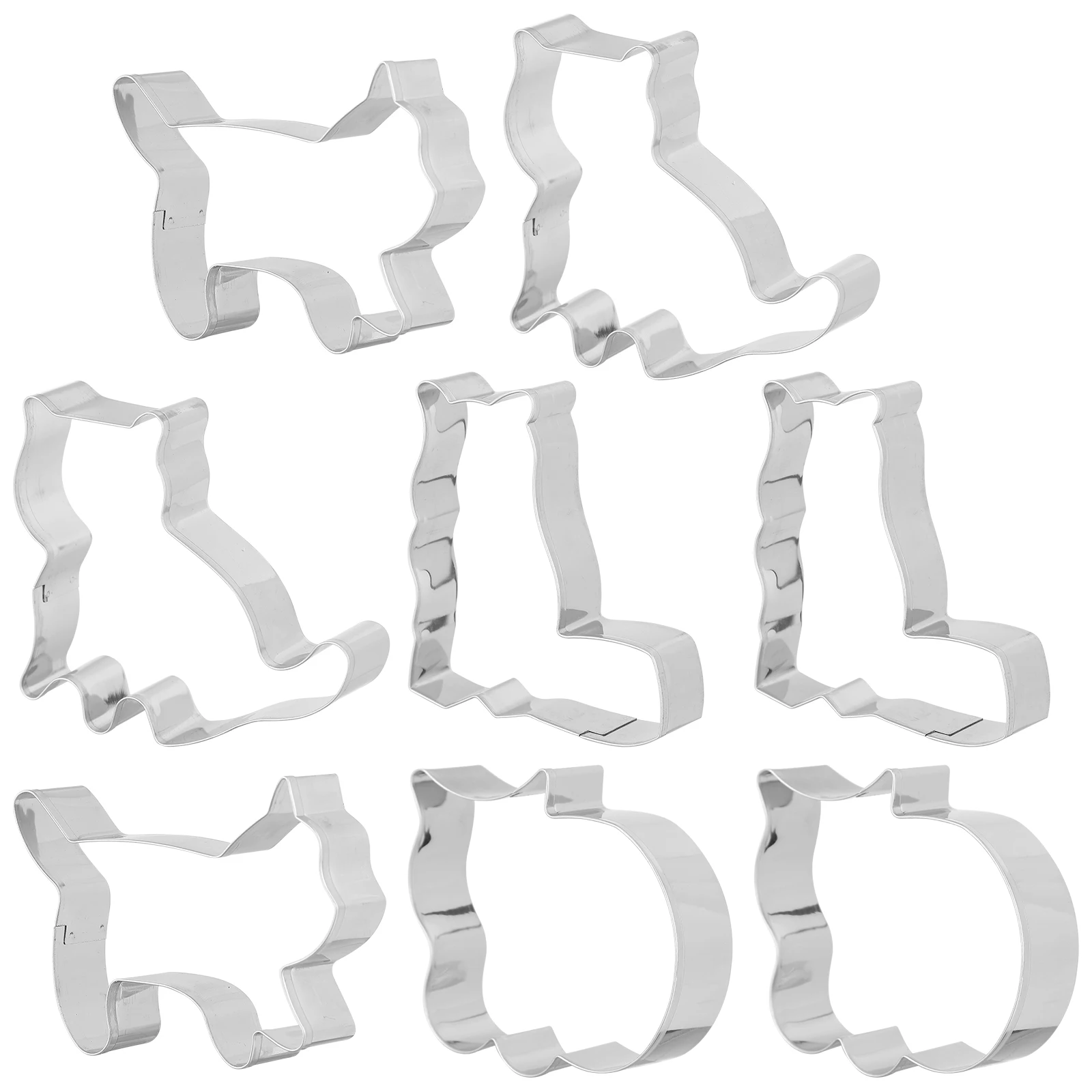 8pcs Cat Cookie Stainless Steel Baking Mold Shape Cake DIY Creative Biscuit Maker Sandwich Chocolate Candy Tool
8pcs Cat Cookie Stainless Steel Baking Mold Shape Cake DIY Creative Biscuit Maker Sandwich Chocolate Candy Tool