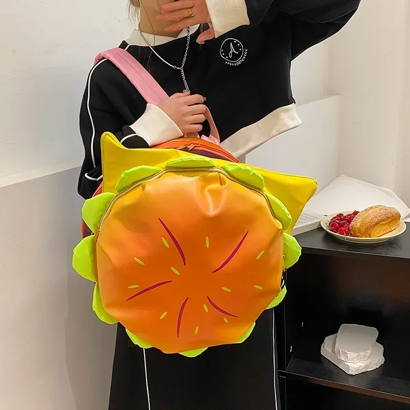 Creative Cute Hamburger Backpack for Girls Super Kawaii Student Backpack Women Bag Book Bag School Backpack for College Students
Creative Cute Hamburger Backpack for Girls Super Kawaii Student Backpack Women Bag Book Bag School Backpack for College Students