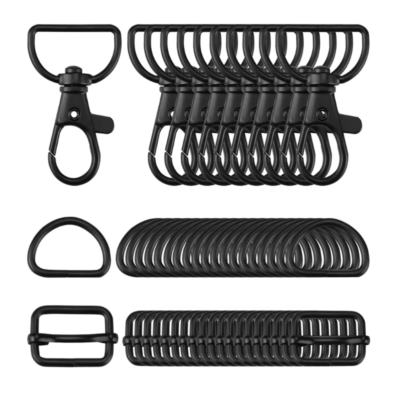 50Pcs/Set Hook and Lobster Key Rings with Chain Jump Rings Robust Keychain for Handbags Wallets DIY Crafts Accessory
50Pcs/Set Hook and Lobster Key Rings with Chain Jump Rings Robust Keychain for Handbags Wallets DIY Crafts Accessory