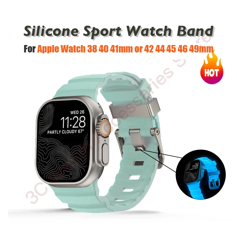 Silicone Band Titanium Metal Bracelet Strap For Apple Watch Ultra 10 9 8 7 6 SE For iWatch 40mm 41mm 42mm 44mm 45mm 46mm 49mm
Silicone Band Titanium Metal Bracelet Strap For Apple Watch Ultra 10 9 8 7 6 SE For iWatch 40mm 41mm 42mm 44mm 45mm 46mm 49mm