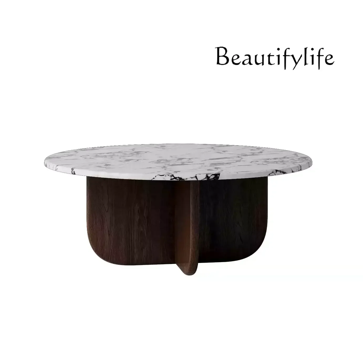 Nordic living room household small apartment minimalist marble round coffee table
Nordic living room household small apartment minimalist marble round coffee table