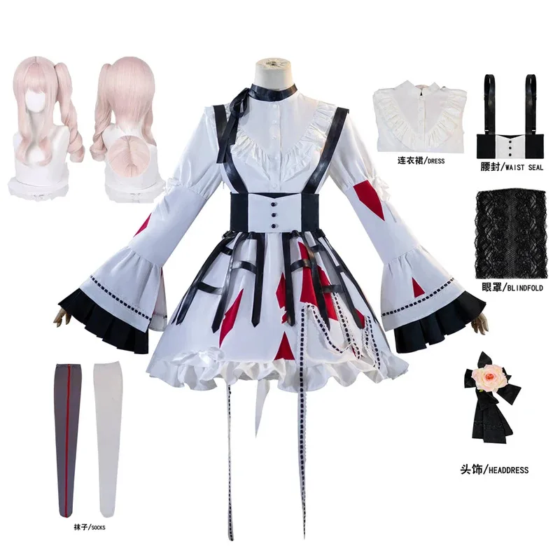 Akiyama Miyuki cosplay pjsk costume anime project Sekai lovely Lolita party dress uniform Halloween outfit for women
Akiyama Miyuki cosplay pjsk costume anime project Sekai lovely Lolita party dress uniform Halloween outfit for women
