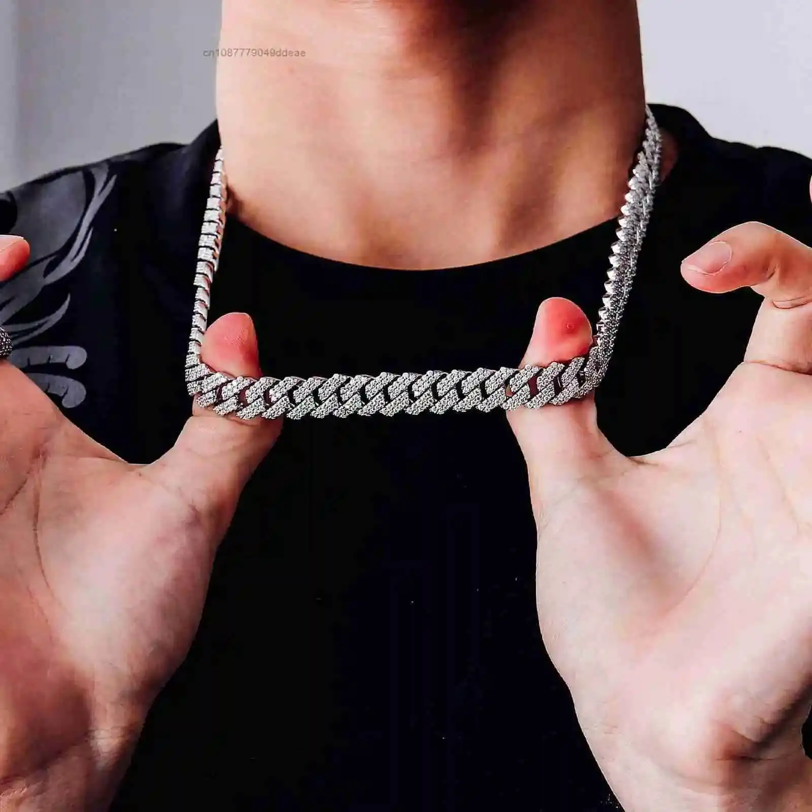 10 мм плитка, двухрядная VVS, муассанит, бриллиант, стерлинговое серебро 925 пробы, кубинская цепочка, ожерелье, ювелирные изделия из моссанита для мужчин и женщин
10 мм плитка, двухрядная VVS, муассанит, бриллиант, стерлинговое серебро 925 пробы, кубинская цепочка, ожерелье, ювелирные изделия из моссанита для мужчин и женщин