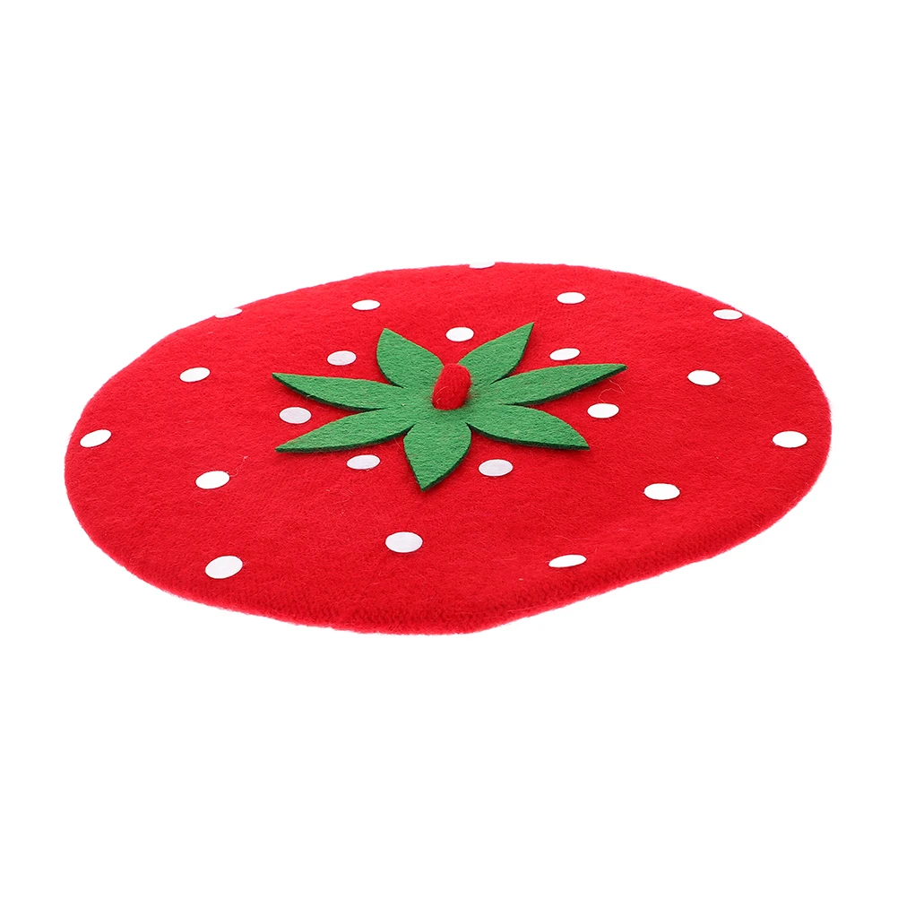 Strawberry Beret Party Kawaii Stylish Shape Artist Caps Headwear Artist Warm Wool Blend Kawaii Hats Hats
Strawberry Beret Party Kawaii Stylish Shape Artist Caps Headwear Artist Warm Wool Blend Kawaii Hats Hats