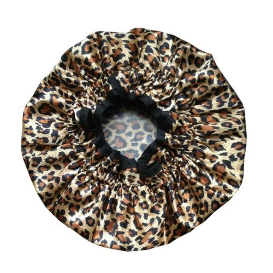 Designer Reusable Shower Cap, Leopard Stylish Bath Cap Double Layers Waterproof Bathing Shower Hat
Designer Reusable Shower Cap, Leopard Stylish Bath Cap Double Layers Waterproof Bathing Shower Hat