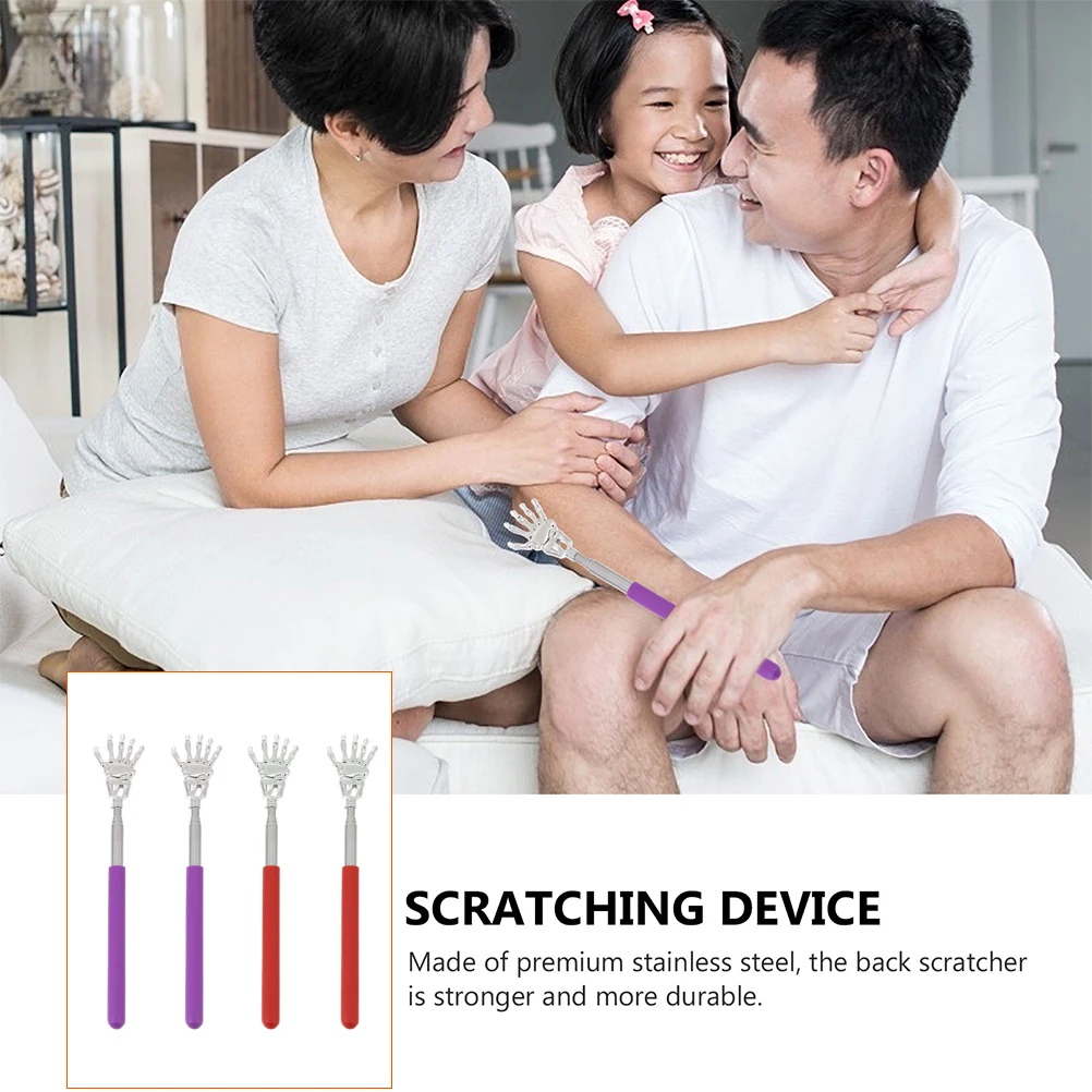 4pcs Back Scratcher Telescoping Anti Itch Massager H Design Portable Claw Body Scratcher Ergonomic Metal
4pcs Back Scratcher Telescoping Anti Itch Massager H Design Portable Claw Body Scratcher Ergonomic Metal